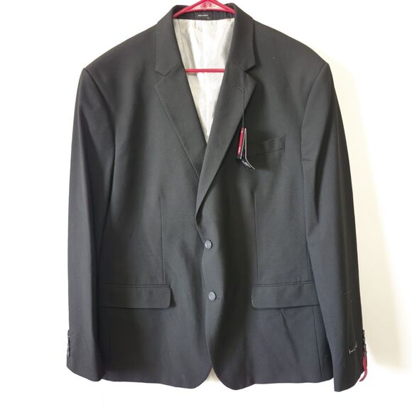Other - J Ferrar Black Super Slim Fit Blazer 46R NWT Stretch 2 Button Suit Jacket